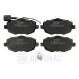 Bremsbelagsatz, Scheibenbremse Vorderachse OPTIMAL BP-12333S