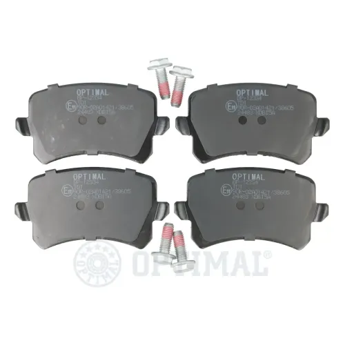 Bremsbelagsatz, Scheibenbremse Hinterachse OPTIMAL BP-12334 Bild Bremsbelagsatz, Scheibenbremse Hinterachse OPTIMAL BP-12334