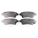 Bremsbelagsatz, Scheibenbremse Hinterachse OPTIMAL BP-12347