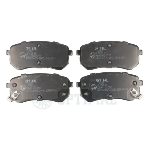 Bremsbelagsatz, Scheibenbremse Hinterachse OPTIMAL BP-12355 Bild Bremsbelagsatz, Scheibenbremse Hinterachse OPTIMAL BP-12355