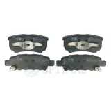 Bremsbelagsatz, Scheibenbremse Hinterachse OPTIMAL BP-12356