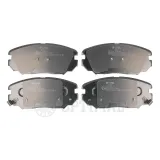 Bremsbelagsatz, Scheibenbremse Vorderachse OPTIMAL BP-12361