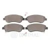 Bremsbelagsatz, Scheibenbremse Vorderachse OPTIMAL BP-12368 Bild Bremsbelagsatz, Scheibenbremse Vorderachse OPTIMAL BP-12368