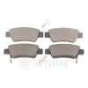 Bremsbelagsatz, Scheibenbremse Hinterachse OPTIMAL BP-12369 Bild Bremsbelagsatz, Scheibenbremse Hinterachse OPTIMAL BP-12369