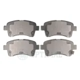 Bremsbelagsatz, Scheibenbremse Vorderachse OPTIMAL BP-12376