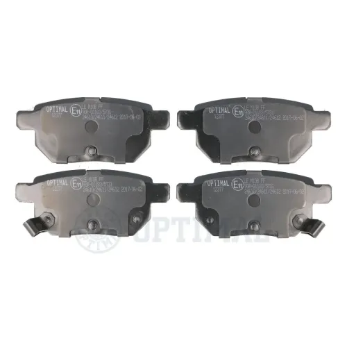Bremsbelagsatz, Scheibenbremse Hinterachse OPTIMAL BP-12377 Bild Bremsbelagsatz, Scheibenbremse Hinterachse OPTIMAL BP-12377
