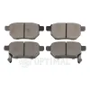 Bremsbelagsatz, Scheibenbremse Hinterachse OPTIMAL BP-12377 Bild Bremsbelagsatz, Scheibenbremse Hinterachse OPTIMAL BP-12377