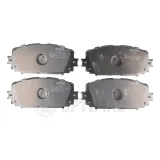 Bremsbelagsatz, Scheibenbremse Vorderachse OPTIMAL BP-12380