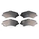 Bremsbelagsatz, Scheibenbremse Vorderachse OPTIMAL BP-12381