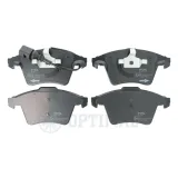 Bremsbelagsatz, Scheibenbremse Vorderachse OPTIMAL BP-12390
