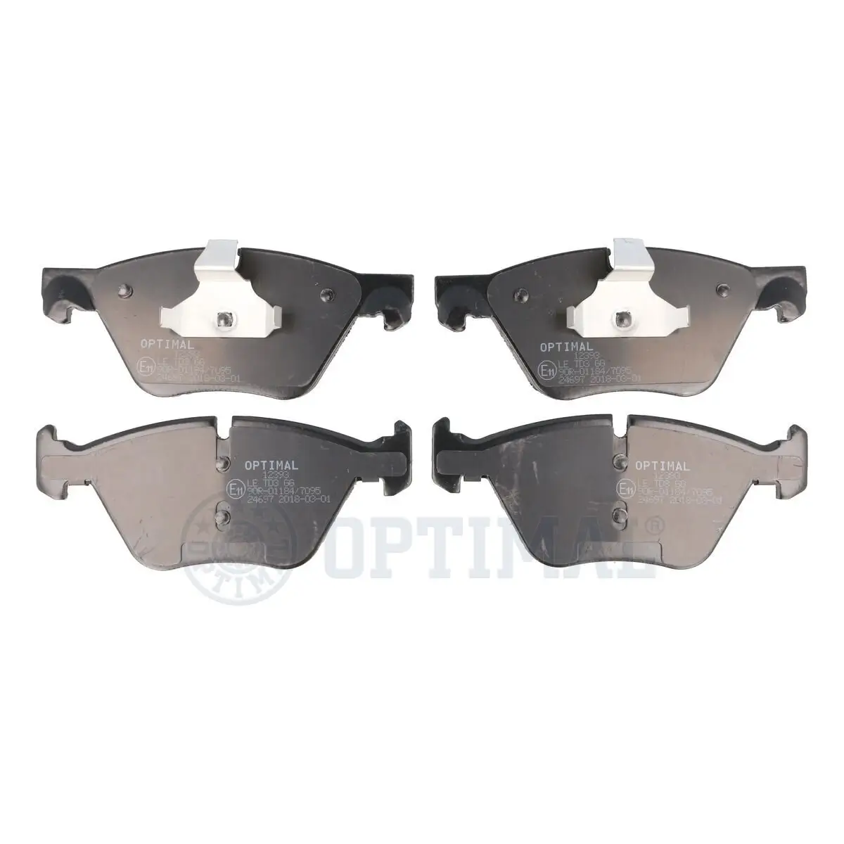 Bremsbelagsatz, Scheibenbremse Vorderachse OPTIMAL BP-12393