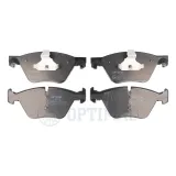 Bremsbelagsatz, Scheibenbremse Vorderachse OPTIMAL BP-12393