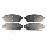 Bremsbelagsatz, Scheibenbremse Hinterachse OPTIMAL BP-12398