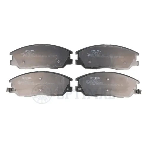 Bremsbelagsatz, Scheibenbremse Vorderachse OPTIMAL BP-12410 Bild Bremsbelagsatz, Scheibenbremse Vorderachse OPTIMAL BP-12410