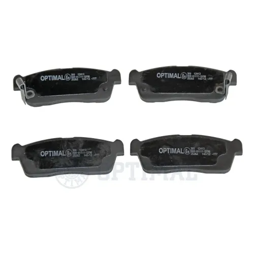 Bremsbelagsatz, Scheibenbremse Vorderachse OPTIMAL BP-12413 Bild Bremsbelagsatz, Scheibenbremse Vorderachse OPTIMAL BP-12413
