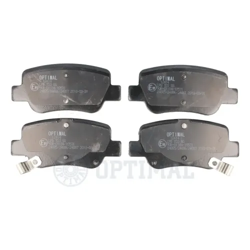 Bremsbelagsatz, Scheibenbremse Hinterachse OPTIMAL BP-12414 Bild Bremsbelagsatz, Scheibenbremse Hinterachse OPTIMAL BP-12414