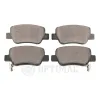 Bremsbelagsatz, Scheibenbremse Hinterachse OPTIMAL BP-12414 Bild Bremsbelagsatz, Scheibenbremse Hinterachse OPTIMAL BP-12414