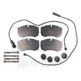 Bremsbelagsatz, Scheibenbremse Hinterachse OPTIMAL BP-12418