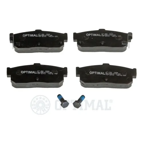 Bremsbelagsatz, Scheibenbremse Hinterachse OPTIMAL BP-12424 Bild Bremsbelagsatz, Scheibenbremse Hinterachse OPTIMAL BP-12424