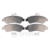 Bremsbelagsatz, Scheibenbremse Hinterachse OPTIMAL BP-12428