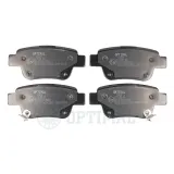 Bremsbelagsatz, Scheibenbremse Hinterachse OPTIMAL BP-12429
