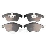 Bremsbelagsatz, Scheibenbremse Vorderachse OPTIMAL BP-12432