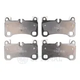 Bremsbelagsatz, Scheibenbremse Hinterachse OPTIMAL BP-12444