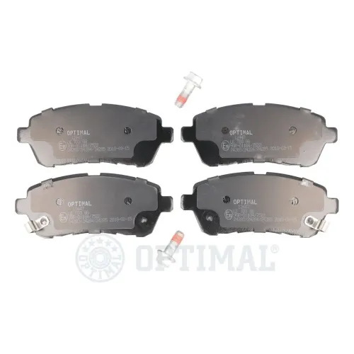 Bremsbelagsatz, Scheibenbremse Vorderachse OPTIMAL BP-12447 Bild Bremsbelagsatz, Scheibenbremse Vorderachse OPTIMAL BP-12447