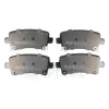 Bremsbelagsatz, Scheibenbremse Hinterachse OPTIMAL BP-12454