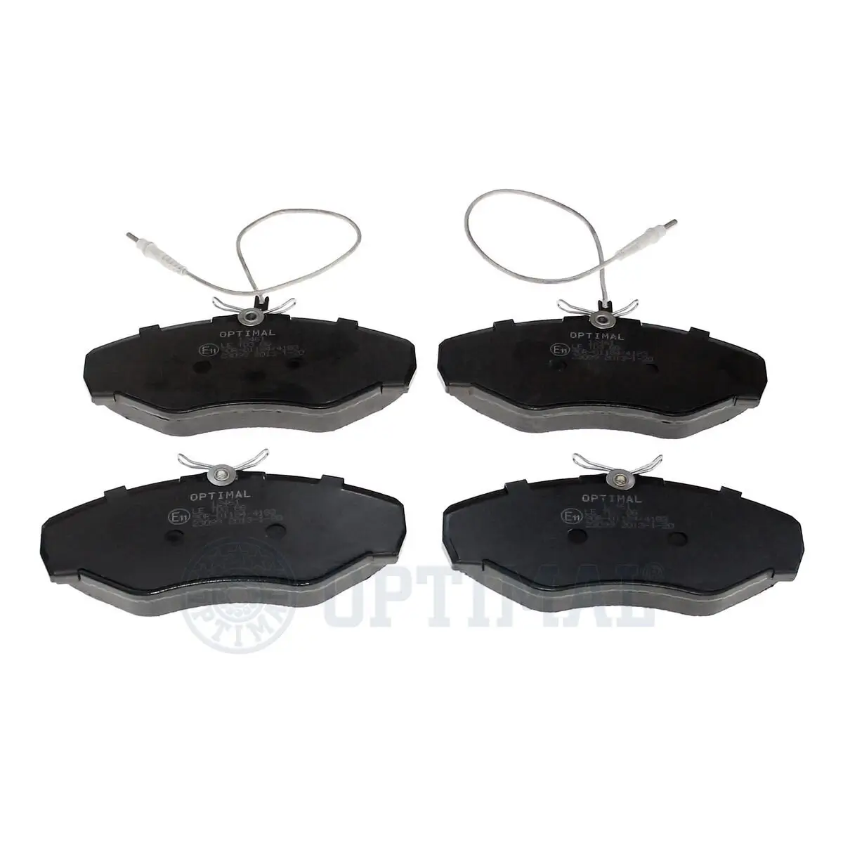 Bremsbelagsatz, Scheibenbremse Vorderachse OPTIMAL BP-12461