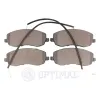 Bremsbelagsatz, Scheibenbremse Vorderachse OPTIMAL BP-12467 Bild Bremsbelagsatz, Scheibenbremse Vorderachse OPTIMAL BP-12467