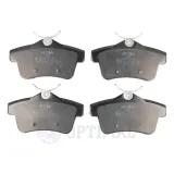 Bremsbelagsatz, Scheibenbremse Hinterachse OPTIMAL BP-12468