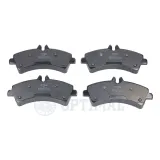 Bremsbelagsatz, Scheibenbremse Hinterachse OPTIMAL BP-12472