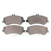 Bremsbelagsatz, Scheibenbremse Vorderachse OPTIMAL BP-12473 Bild Bremsbelagsatz, Scheibenbremse Vorderachse OPTIMAL BP-12473