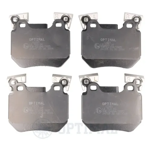 Bremsbelagsatz, Scheibenbremse Hinterachse OPTIMAL BP-12481 Bild Bremsbelagsatz, Scheibenbremse Hinterachse OPTIMAL BP-12481