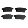 Bremsbelagsatz, Scheibenbremse Hinterachse OPTIMAL BP-12485