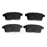 Bremsbelagsatz, Scheibenbremse Hinterachse OPTIMAL BP-12485