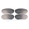 Bremsbelagsatz, Scheibenbremse Vorderachse OPTIMAL BP-12486 Bild Bremsbelagsatz, Scheibenbremse Vorderachse OPTIMAL BP-12486