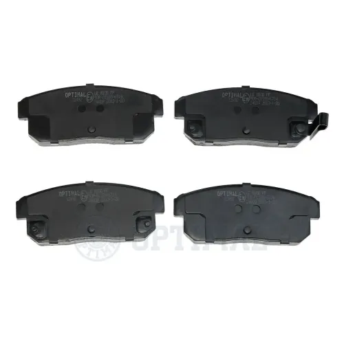 Bremsbelagsatz, Scheibenbremse Hinterachse OPTIMAL BP-12492 Bild Bremsbelagsatz, Scheibenbremse Hinterachse OPTIMAL BP-12492