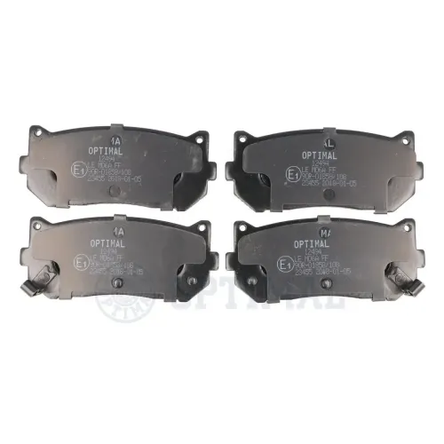 Bremsbelagsatz, Scheibenbremse Hinterachse OPTIMAL BP-12494 Bild Bremsbelagsatz, Scheibenbremse Hinterachse OPTIMAL BP-12494