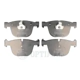 Bremsbelagsatz, Scheibenbremse Hinterachse OPTIMAL BP-12497