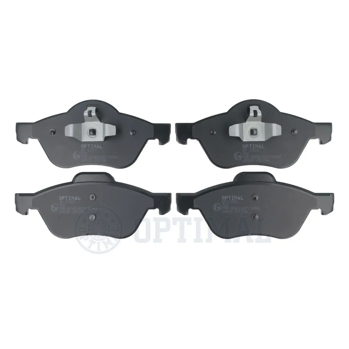 Bremsbelagsatz, Scheibenbremse Vorderachse OPTIMAL BP-12503