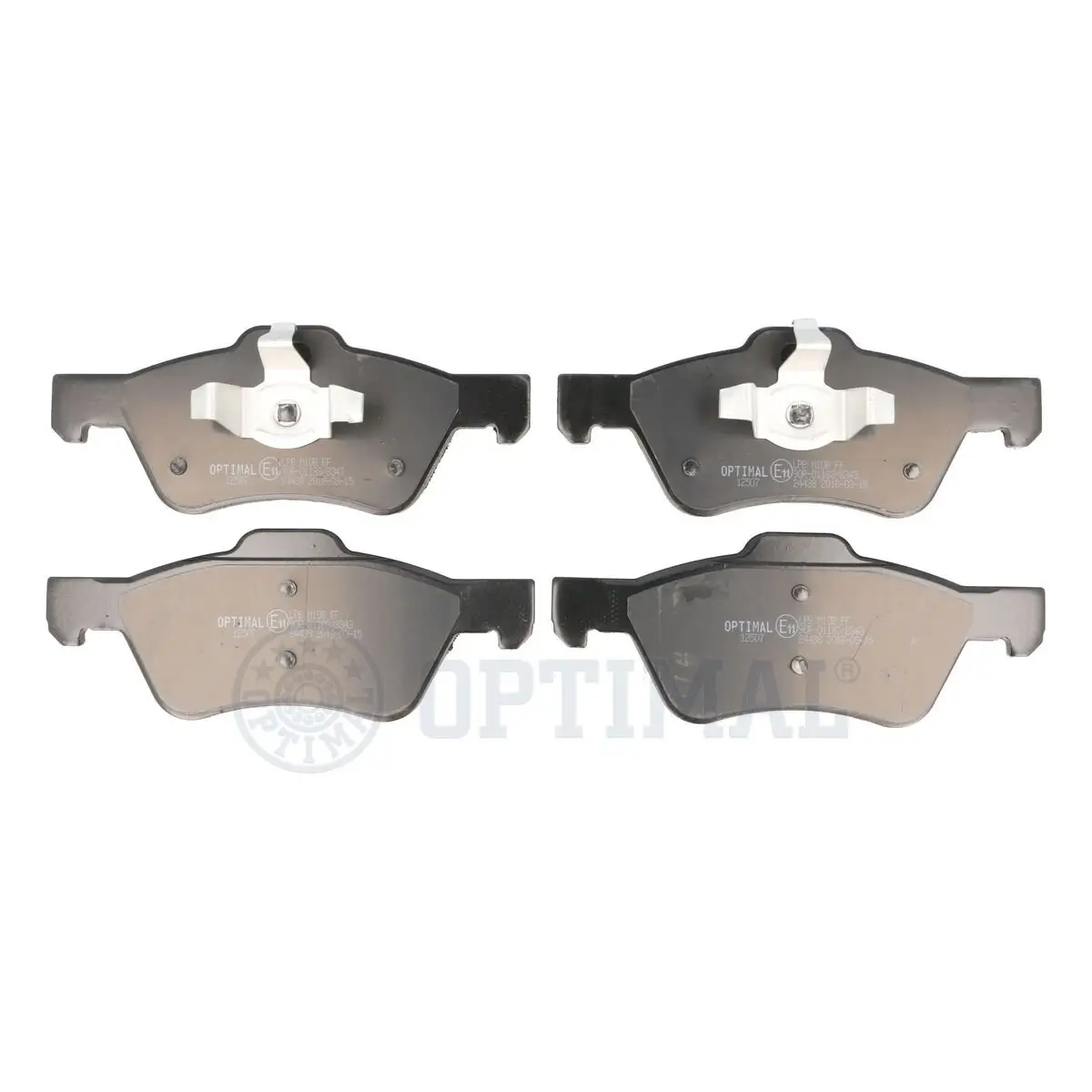 Bremsbelagsatz, Scheibenbremse Vorderachse OPTIMAL BP-12507