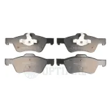 Bremsbelagsatz, Scheibenbremse Vorderachse OPTIMAL BP-12507