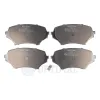 Bremsbelagsatz, Scheibenbremse Vorderachse OPTIMAL BP-12525