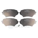 Bremsbelagsatz, Scheibenbremse Vorderachse OPTIMAL BP-12525