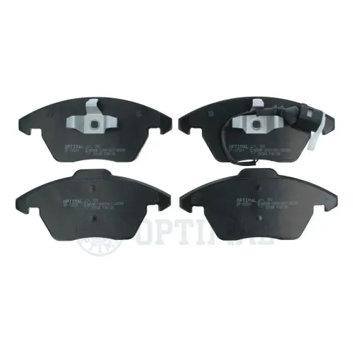 Bremsbelagsatz, Scheibenbremse Vorderachse OPTIMAL BP-12531 Bild Bremsbelagsatz, Scheibenbremse Vorderachse OPTIMAL BP-12531