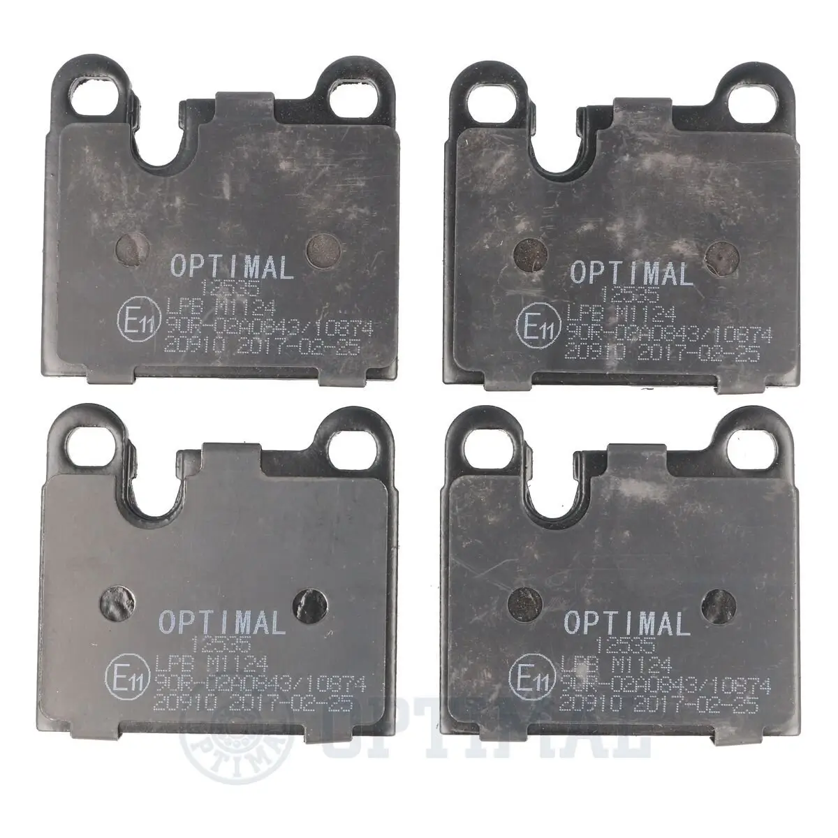 Bremsbelagsatz, Scheibenbremse OPTIMAL BP-12535