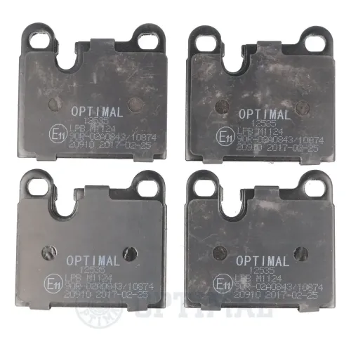 Bremsbelagsatz, Scheibenbremse OPTIMAL BP-12535 Bild Bremsbelagsatz, Scheibenbremse OPTIMAL BP-12535