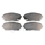 Bremsbelagsatz, Scheibenbremse Vorderachse OPTIMAL BP-12536